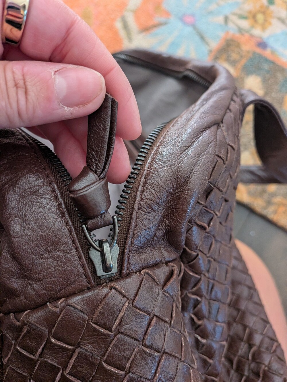 Bottega Veneta Intrecciato Top Handle Bag - Picture 8 of 15